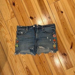 Mother Superior Embroidered Short, Size 28